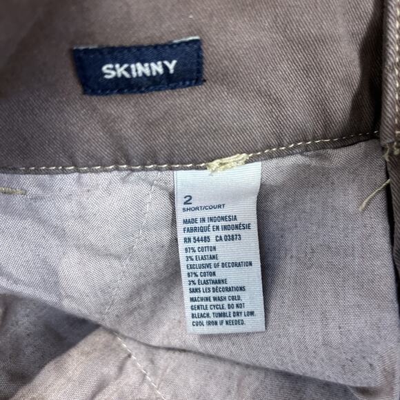 American Eagle Jeans Womens sz 2 Brown Denim Skinny Leg Low Rise 29x28 - Picture 3 of 6